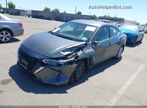 3N1AB8BV6SY251946 2025 NISSAN SENTRA Gray წინა მარცხენა ხედი სამი მეოთხედიდან