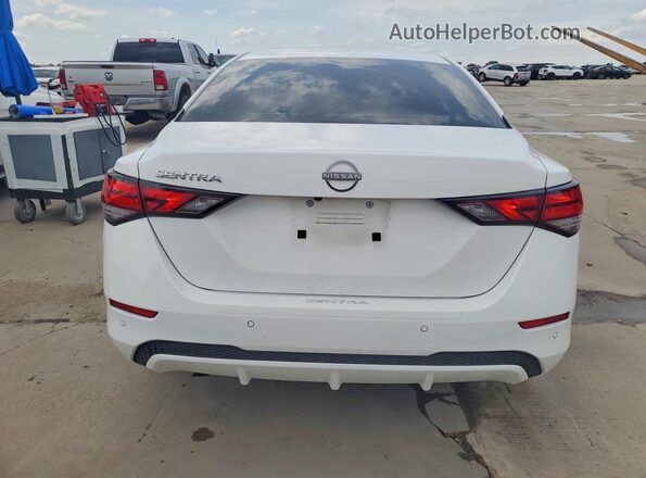 3N1AB8BV6SY254233 2025 NISSAN SENTRA White Widok z tyłu