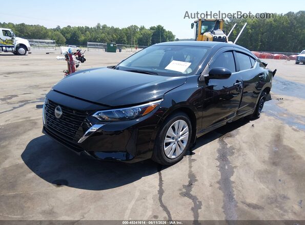 3N1AB8BV6SY346796 2025 NISSAN SENTRA Black წინა მარცხენა ხედი სამი მეოთხედიდან