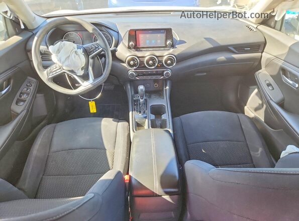 3N1AB8BV7NY287407 2022 NISSAN SENTRA White Widok deski rozdzielczej