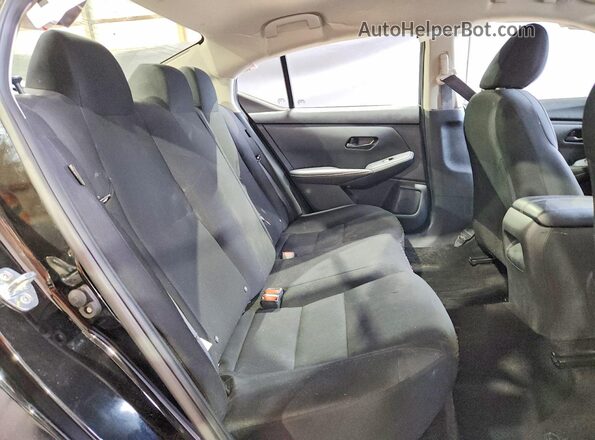 3N1AB8BV7SY305593 2025 NISSAN SENTRA Black Widok tylnych siedzeń