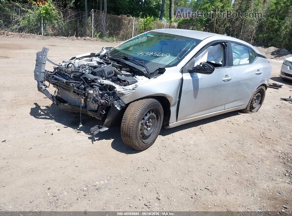 3N1AB8BV8MY265754 2021 NISSAN SENTRA Silver Front left