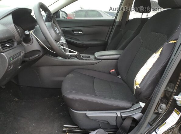 3N1AB8BV8MY292405 2021 NISSAN SENTRA Black წინა სალონის ხედი