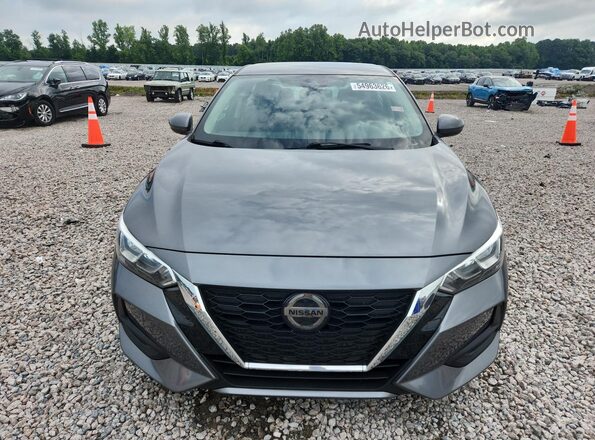3N1AB8BV8MY302267 2021 NISSAN SENTRA Gray Вид спереду