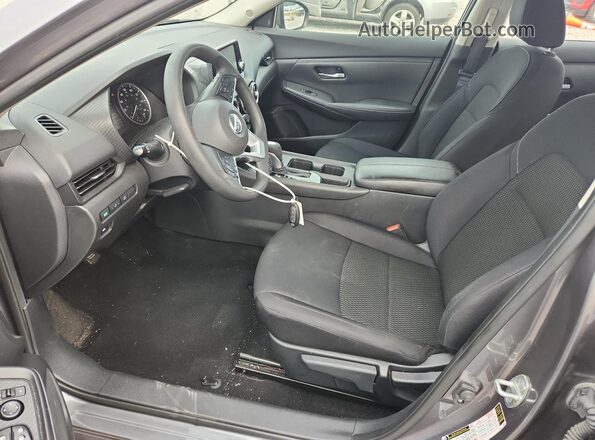 3N1AB8BV8MY302267 2021 NISSAN SENTRA Gray Вид салону спереду