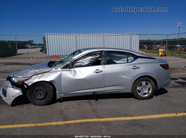 3N1AB8BV8MY317965 2021 NISSAN SENTRA Silver Սալոնի հետևի տեսք