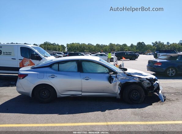 3N1AB8BV8MY317965 2021 NISSAN SENTRA Silver Սարքավորումների վահանակի տեսք