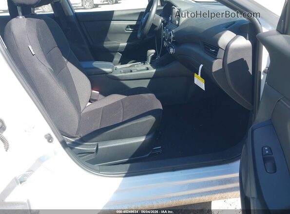 3N1AB8BV8SY315078 2025 NISSAN SENTRA White წინა სალონის ხედი