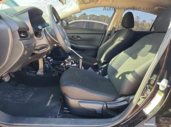 3N1AB8BV8SY383560 2025 NISSAN SENTRA Black Front interior view