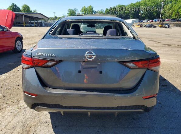3N1AB8BV9MY304710 2021 NISSAN SENTRA Gray Вид ззаду