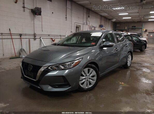 3N1AB8BV9MY305629 2021 NISSAN SENTRA Gray Przód lewy