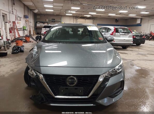 3N1AB8BV9MY305629 2021 NISSAN SENTRA Gray Widok wnętrza z tyłu
