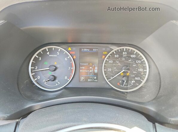 3N1AB8BV9SY277358 2025 NISSAN SENTRA Black Vista del cuadro de instrumentos
