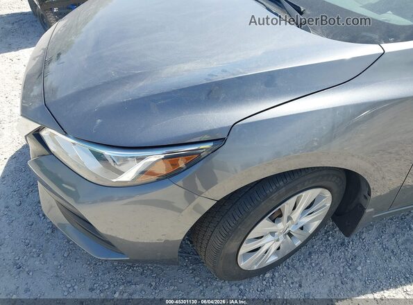 3N1AB8BVXLY225447 2020 NISSAN SENTRA Silver წინა ხედი