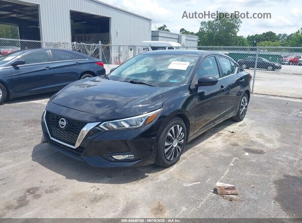 3N1AB8BVXMY234912 2021 NISSAN SENTRA Black Vista tres cuartos delantera izquierda