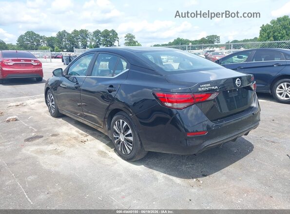 3N1AB8BVXMY234912 2021 NISSAN SENTRA Black Trasero izquierdo