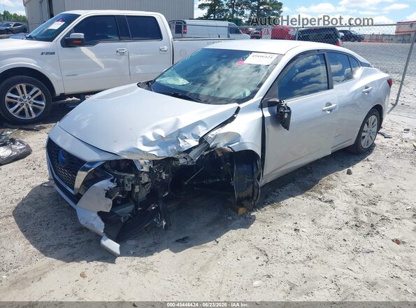 3N1AB8BVXNY281973 2022 NISSAN SENTRA Серебряный Передняя левая четверть
