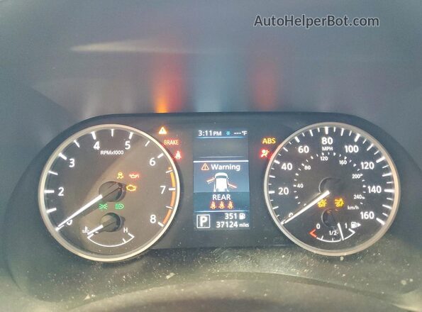 3N1AB8BVXPY302534 2023 NISSAN SENTRA Charcoal Instrument cluster view
