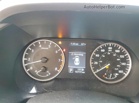 3N1AB8BVXRY210410 2024 NISSAN SENTRA White ხელსაწყოთა პანელის ხედი