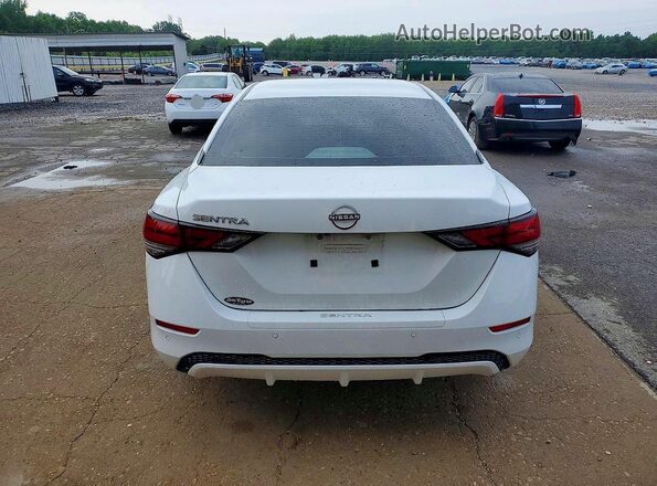 3N1AB8BVXRY210410 2024 NISSAN SENTRA White უკანა ხედი