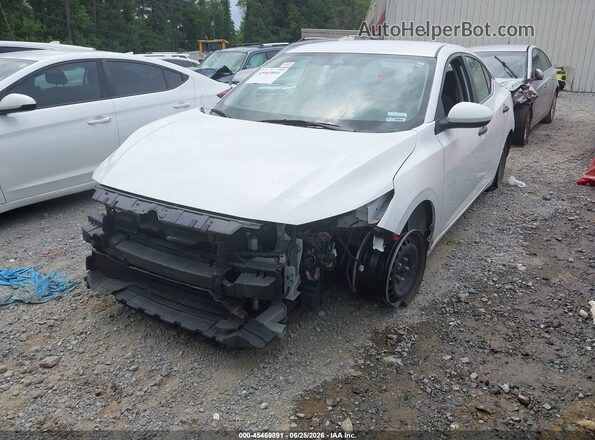 3N1AB8BVXRY216644 2024 NISSAN SENTRA White Առջևի ձախ երեք քառորդ տեսարան