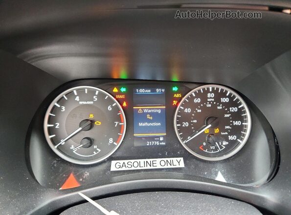 3N1AB8BVXRY223318 2024 NISSAN SENTRA Gray Instrument cluster view