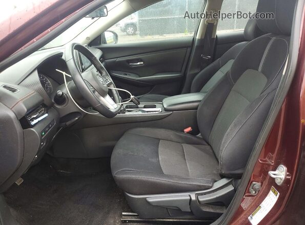 3N1AB8CV0MY221696 2021 NISSAN SENTRA Бордовый 