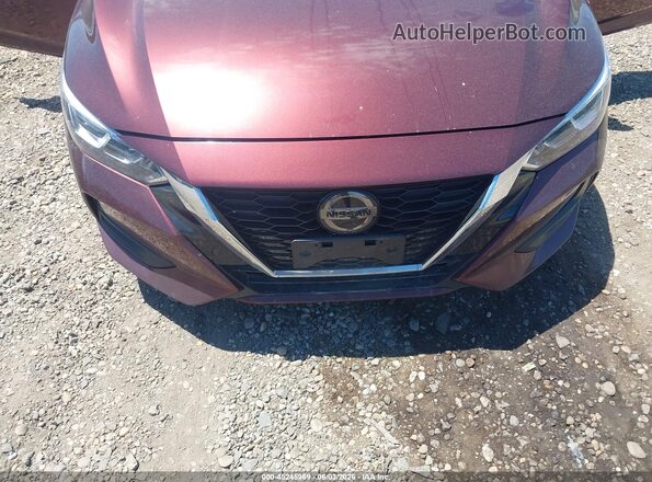 3N1AB8CV0MY242029 2021 NISSAN SENTRA Красный Вид спереди