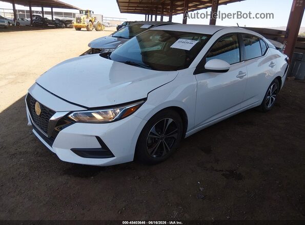 3N1AB8CV0MY267089 2021 NISSAN SENTRA White Front left
