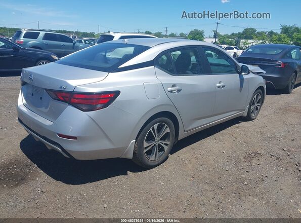 3N1AB8CV0MY267299 2021 NISSAN SENTRA Silver Trasero derecho