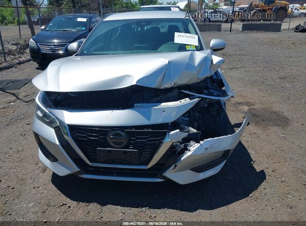 3N1AB8CV0MY267299 2021 NISSAN SENTRA Silver Vista frontal