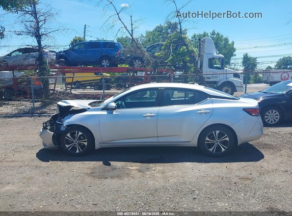 3N1AB8CV0MY267299 2021 NISSAN SENTRA Silver Vista interior de 360 grados