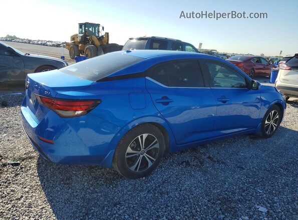 3N1AB8CV0MY292915 2021 NISSAN SENTRA Blue Հետևի աջ