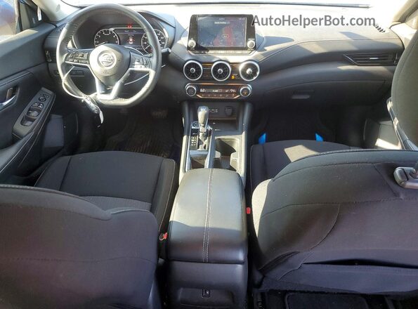 3N1AB8CV0MY292915 2021 NISSAN SENTRA Blue Առջևի վահանակի տեսք