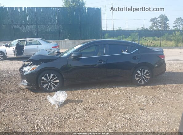 3N1AB8CV0MY324083 2021 NISSAN SENTRA Black Widok wnętrza 360 stopni