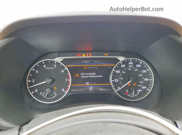 3N1AB8CV0MY328232 2021 NISSAN SENTRA Gray Instrument cluster view