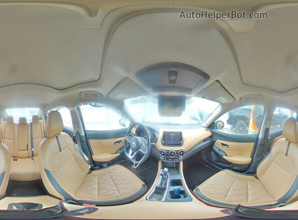3N1AB8CV0MY328232 2021 NISSAN SENTRA Gray VIN sticker view