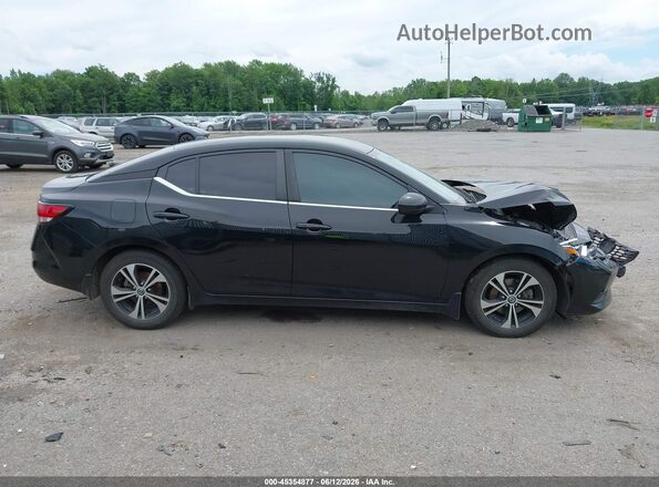 3N1AB8CV0NY210456 2022 NISSAN SENTRA Black Սալոնի հետևի տեսք