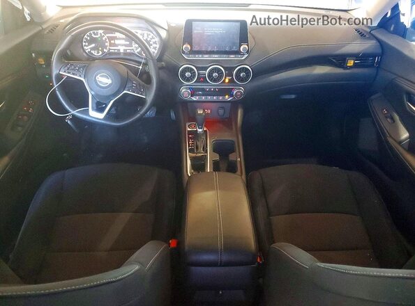 3N1AB8CV0PY239166 2023 NISSAN SENTRA Blue Widok deski rozdzielczej