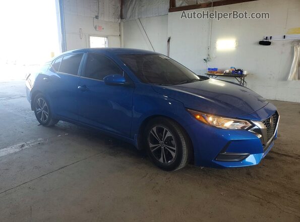 3N1AB8CV0PY239166 2023 NISSAN SENTRA Blue Przód prawy