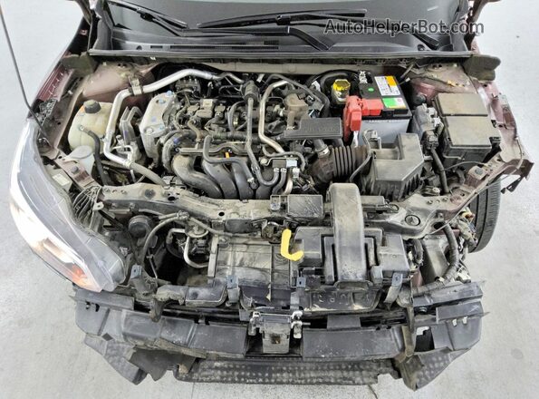 3N1AB8CV0PY245100 2023 NISSAN SENTRA Burgundy Vista interior trasera