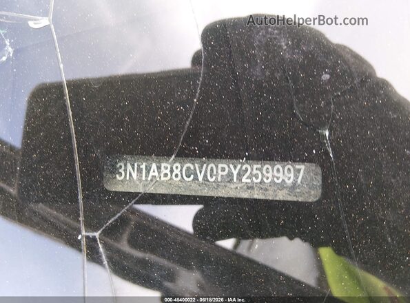3N1AB8CV0PY259997 2023 NISSAN SENTRA Gray Вид підкапотного простору