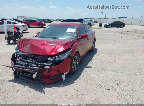 3N1AB8CV0PY279456 2023 NISSAN SENTRA Red Передня ліва чверть