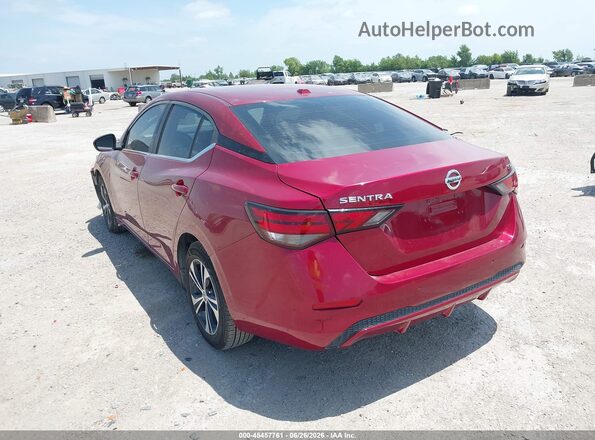 3N1AB8CV0PY279456 2023 NISSAN SENTRA Red Задня ліва чверть
