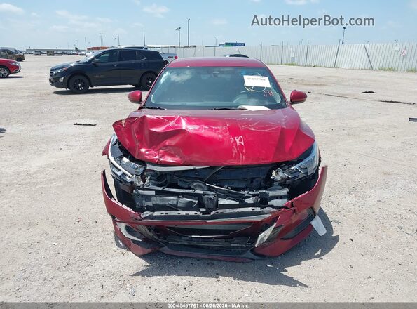 3N1AB8CV0PY279456 2023 NISSAN SENTRA Red Вид щитка приладів