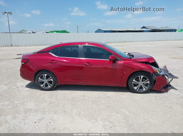 3N1AB8CV0PY279456 2023 NISSAN SENTRA Red Вид задньої частини салону