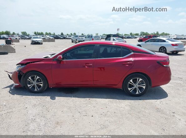 3N1AB8CV0PY279456 2023 NISSAN SENTRA Red Панорамний вид салону 360°
