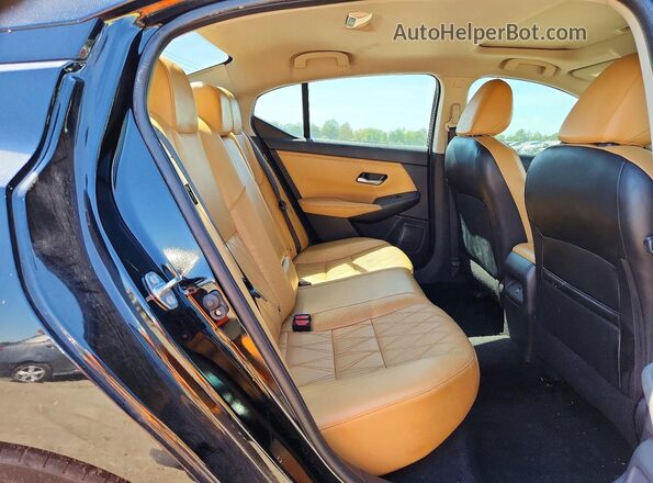 3N1AB8CV0PY283801 2023 NISSAN SENTRA Black Вид задніх сидінь