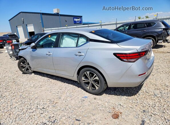 3N1AB8CV0PY296967 2023 NISSAN SENTRA Серебряный Задняя левая четверть