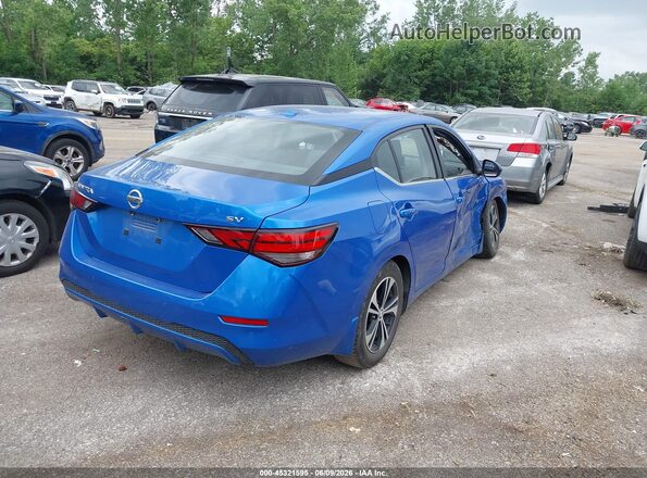 3N1AB8CV0PY299867 2023 NISSAN SENTRA Blue უკანა მარჯვენა